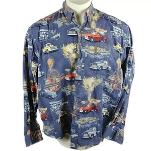North River Outfitters 50s Car Fireworks Shirt
